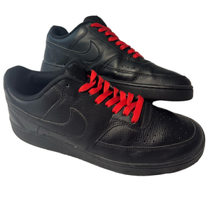 Nike Court Vision Older Child 7Y Woman 8.5 Running Shoes Red Laces Sneakers